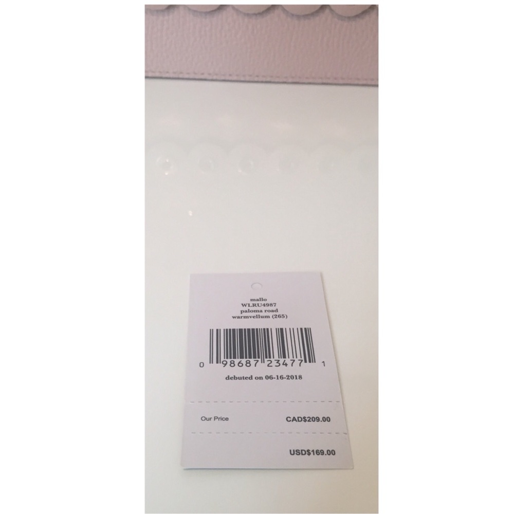🚫SOLD NWT KATE SPADE Mallo Blush Pink  Clutch Bag - Picture 7 of 8